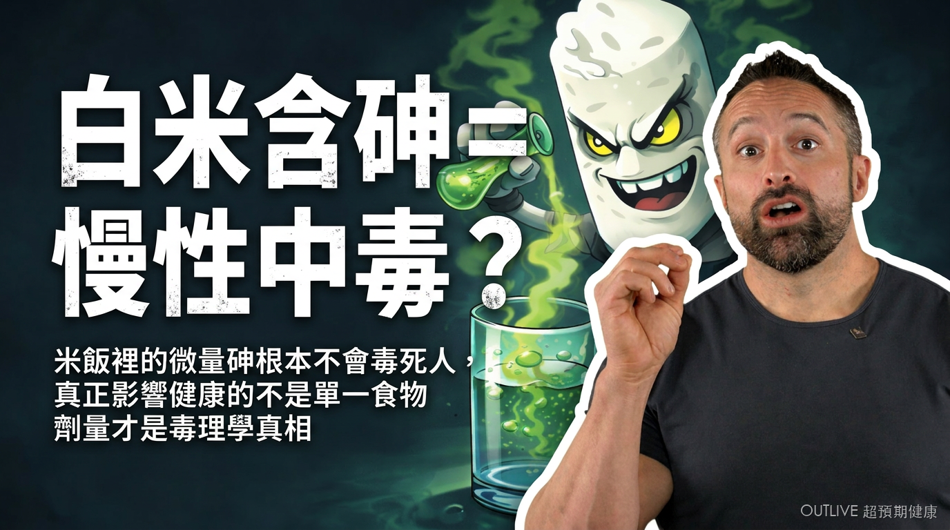 白米含砷＝慢性中毒？別怕，「劑量」才是毒理學的真相